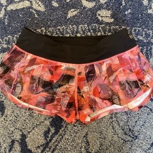 Patterned lululemon shorts